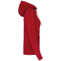 Vintage damessweater met rits en capuchon Vintage Dark Red XS