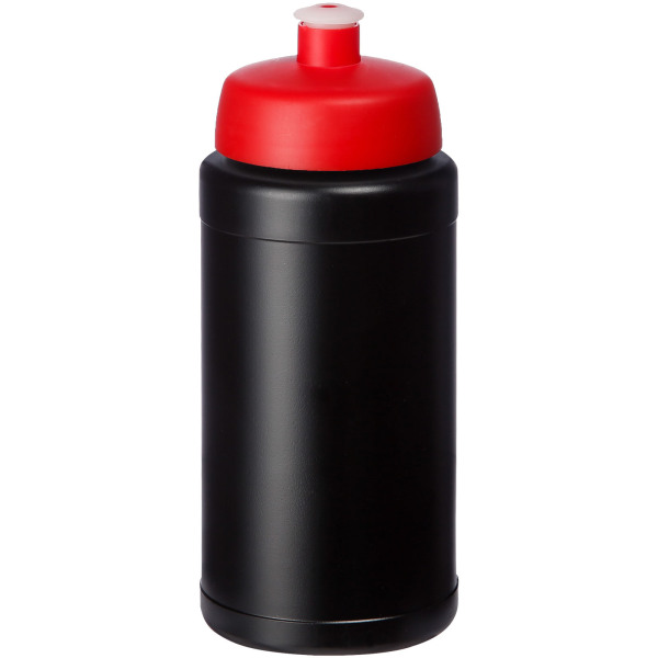 Baseline® Plus 500 ml bottle with sports lid - Red/Solid black