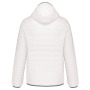 Men's lightweight hooded padded jacket White XL