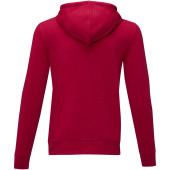 Theron heren hoodie met ritssluiting - Rood - 2XL