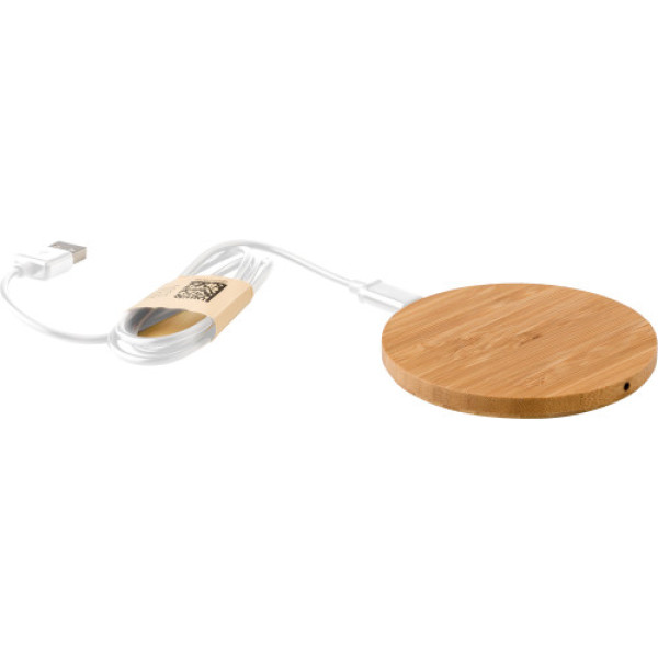 Bamboo charger brown