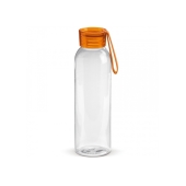 Waterfles Tritan 600ml - Transparant Oranje