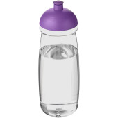 H2O Active® Pulse 600 ml drikkeflaske med kuppelformet låg - Transparent/Lilla