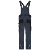 Workwear Pants with Bib - STRONG - - carbon/black - 56