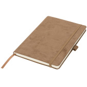 Carbony A5 suède notitieboek - Bruin