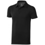 Markham stretch herenpolo met korte mouwen - Zwart - 3XL