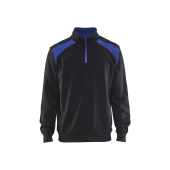 Zwart/Korenblauw