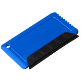 Freeze ijskrabber met rubber in creditcardformaat - Blauw
