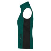 Ladies' Workwear Fleece Vest - STRONG - - dark-green/black - 4XL