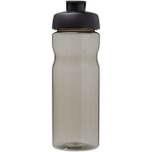 H2O Active® Eco Base 650 ml drikkeflaske med fliplåg - Ensfarvet sort/Trækul