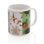 Ceramic sublimation photo mug, white