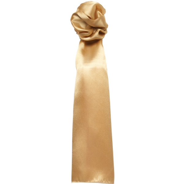 'Colours' Plain Business Scarf Gold One Size