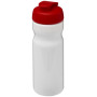 H2O Active® Base 650 ml sportfles met flipcapdeksel - Wit/Rood