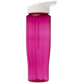 H2O Active® Tempo 700 ml sportfles met fliptuitdeksel - Roze/Wit