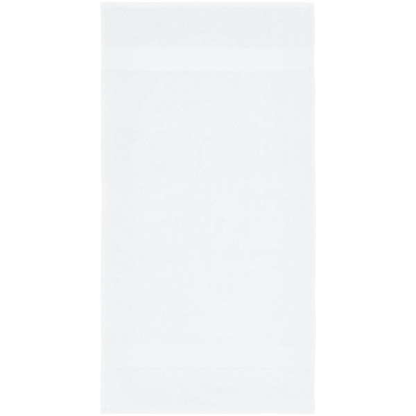 Charlotte 450 g/m² cotton bath towel 50x100 cm - White