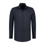 L&S Shirt Poplin Mix Stretch LS for him 296c Dark Navy-4XL
