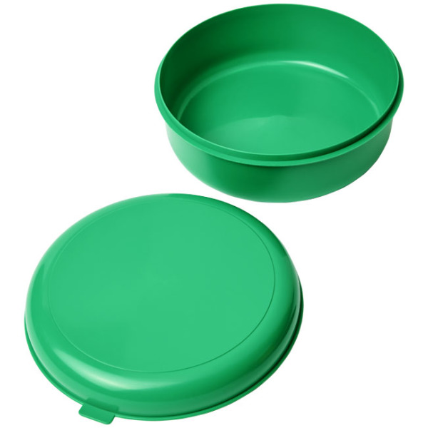 Miku ronde kunststof lunchbox - Groen
