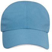 Morion GRS gerecyclede cool fit sandwich cap met 6 panelen - NXT blauw