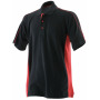 Men's Sports Polo Black / Red S