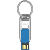 Flip USB - Blauw/Zilver - 64GB