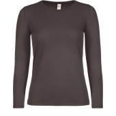 #E150 Ladies' T-shirt long sleeves Bear Brown M