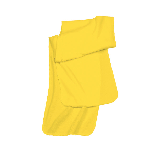 Fleece sjaal Yellow One Size