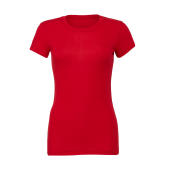 Women's Slim Fit Tee - Red - XL