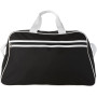 San Jose 2-stripe sports duffel bag 30L - Solid black/White
