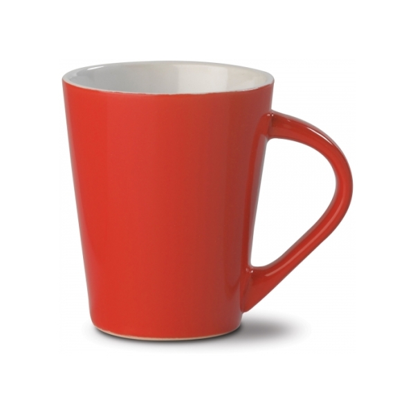 Bright red 'Nice' mug 270ml - Red
