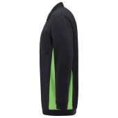 Polosweater Bicolor Borstzak 302001 Navy-Lime 4XL