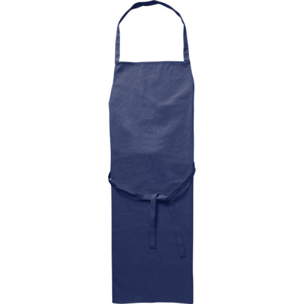 Cotton (180 gr/m²) apron Misty blue