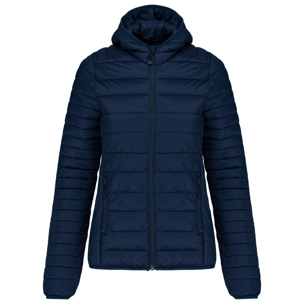 Ladies' lightweight hooded padded jacket Navy XS