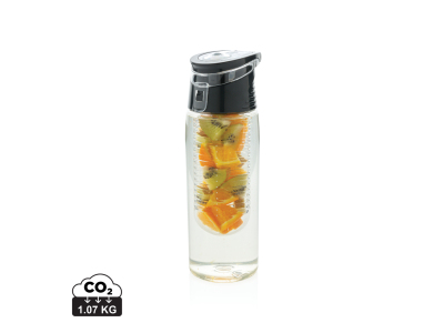 Afsluitbare waterfles met infuser