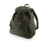 Vintage Canvas Backpack - Vintage Military Green - One Size