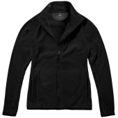 Brossard fleece dames jas met ritssluiting - Zwart - XXL