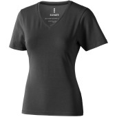 Kawartha biologisch dames t-shirt met korte mouwen - Antraciet - XS