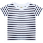 Short Sleeve Striped T-shirt White / Oxford Navy 18/24M