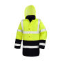 Core Motorway 2-Tone Safety Coat - Fluorescent Yellow/Black - 2XL