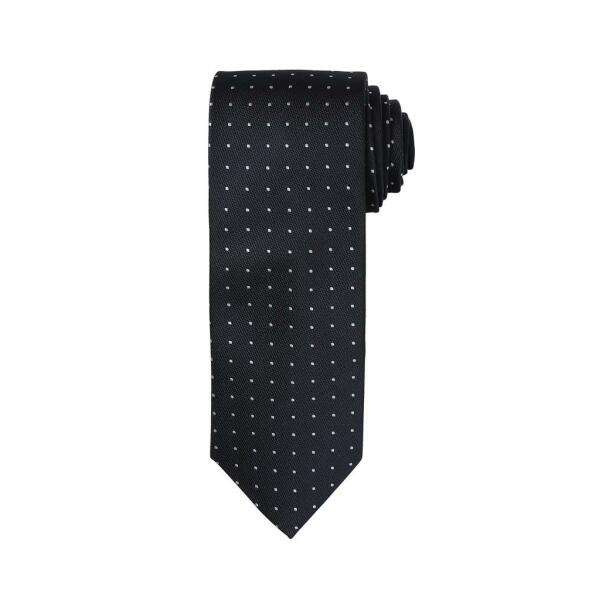 Micro Dot Tie, Black/Dark Grey, ONE, Premier