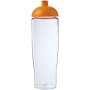 H2O Active® Tempo 700 ml dome lid sport bottle - Transparent/Orange
