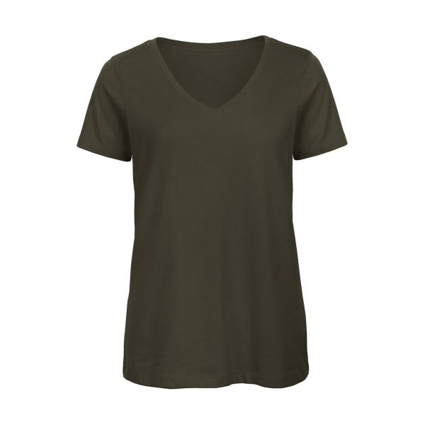 Organic Inspire V /women T-Shirt - Khaki Green - XS