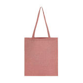 Recycled Cotton/Polyester Tote LH - Red Heather - One Size