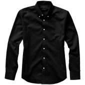 Vaillant oxford herenoverhemd met lange mouwen - Zwart - XL