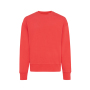 Iqoniq Kruger gerecycled katoen relaxed sweater, luscious red (M)