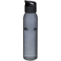 Sky 500 ml glass water bottle - Solid black