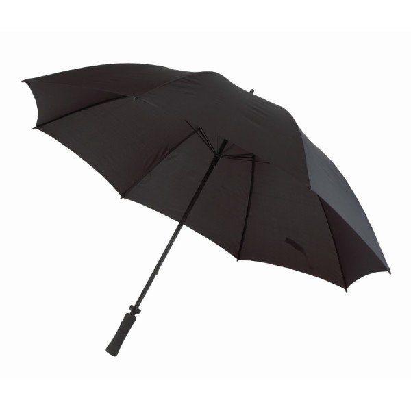 Manueel te openen, stormvaste paraplu TORNADO zwart