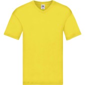 Original-T V-neck T-shirt Yellow 3XL