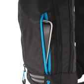 Explorer ribstop grote wandelrugzak PVC-vrij, zwart, blauw