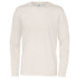 T-Shirt Long Sleeve Man Off White L (GOTS)