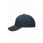 MB6135 6 Panel Polyester Peach Cap - iron-grey - one size